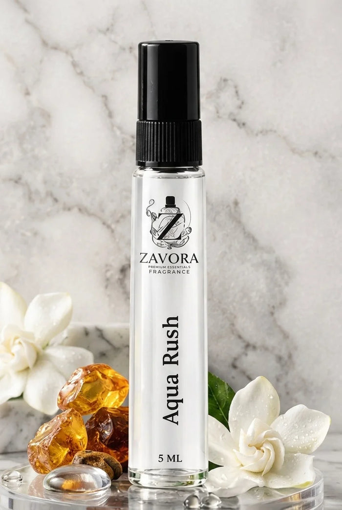 Aqua Rush 5ml Tester by Zavora | Fresh Aquatic Extrait De Parfum